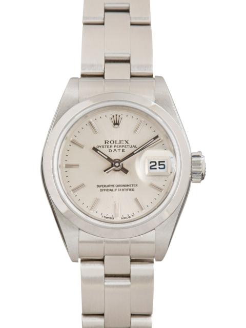 ROLEX Lady Rolex Date Steel 69160 Silver Dial