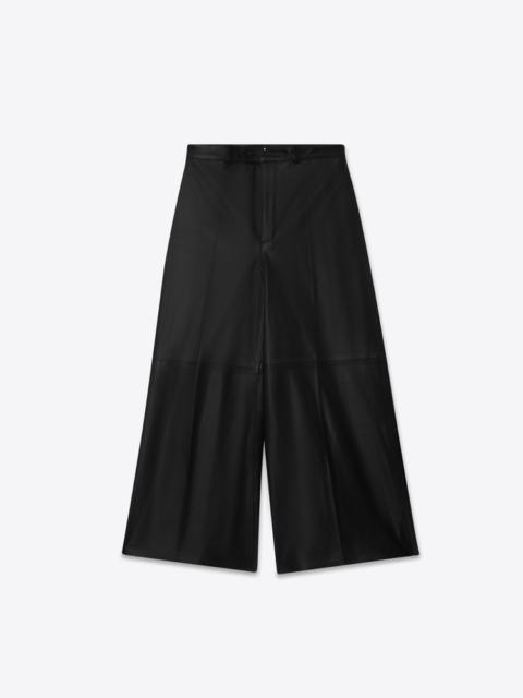 BLK DNM LEATHER TROUSER 72 BLACK