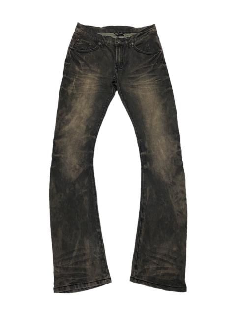 Other Designers If Six Was Nine - 🔥WILD PARTY CURVED DENIM FLARE JEANS TORNADO MART STYLE