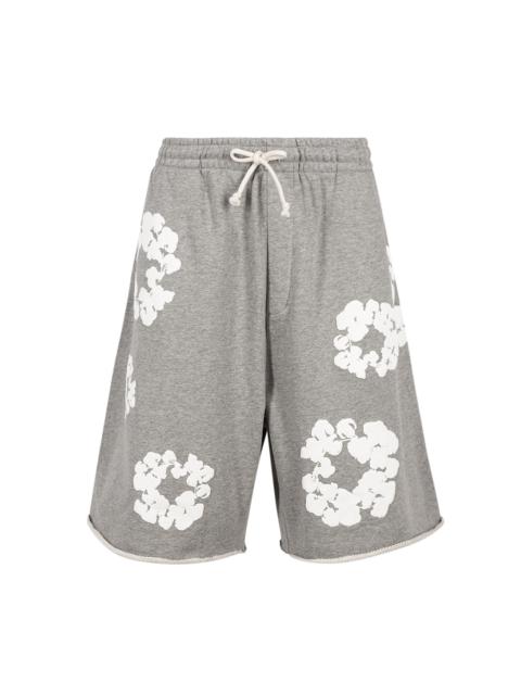 DENIM TEARS The Cotton Wreath Shorts "Grey"