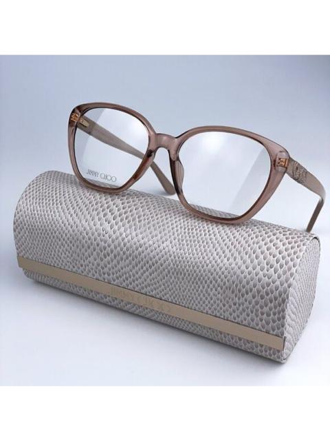 JIMMY CHOO SALE! NEW Jimmy Choo JC252/F FWM Nude Crystal Cat Eye Women Eyeglasses