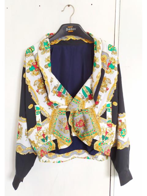 Other Designers Other - Vintage 90s Baroque blazera like versace hermes size M