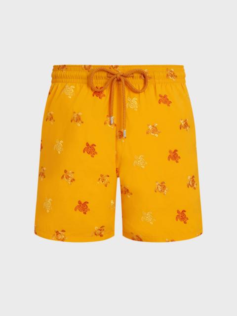 Vilebrequin MEN EMBROIDERED SWIM TRUNKS MICRO TORTUES DIAGONALES - LIMITED EDITION