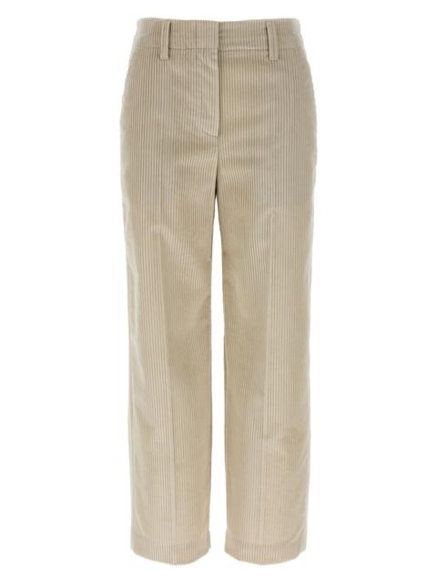 Brunello Cucinelli Monile velvet pants