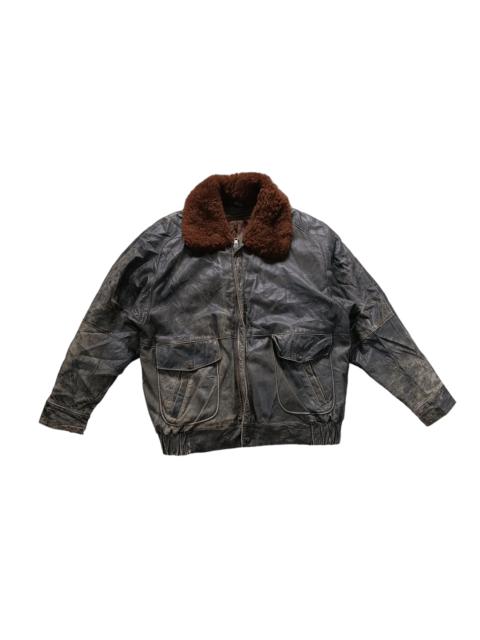 Other Designers Vintage JNK Flight Bomber Jacket