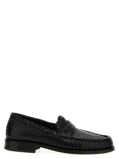 MARNI BRAIDED LEATHER LOAFERS