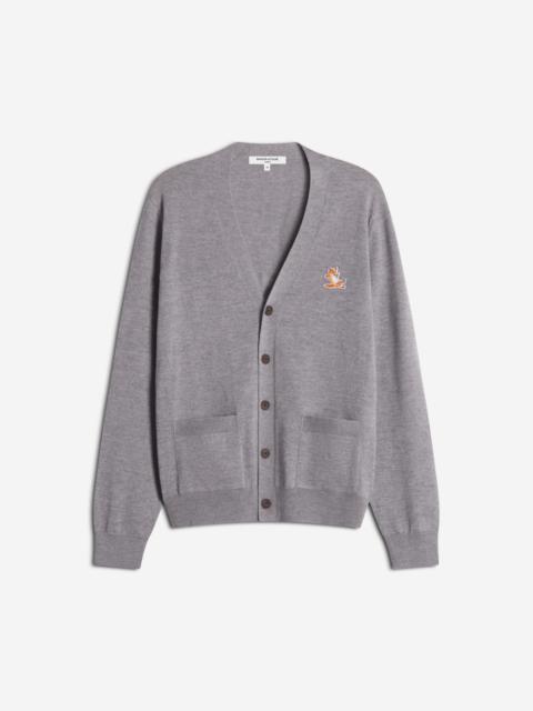 Maison Kitsuné CHILLAX FOX MERINO REGULAR CARDIGAN