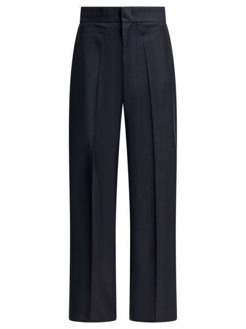 SA SU PHI Sa Su Phi Wool Trousers Blue Women