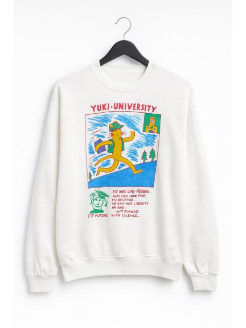 Other Designers Vintage Yuki University Graphic Sweatshirt 80s/90s Crewneck