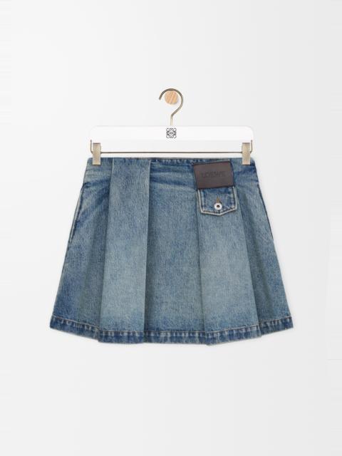 Loewe Mini skirt in denim