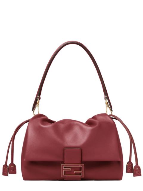 FENDI MEDIUM LEATHER MAMMA BAGUETTE BAG
