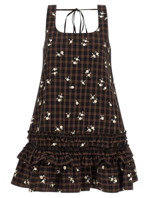 GANNI Ganni Women 'Check Flower' Dress