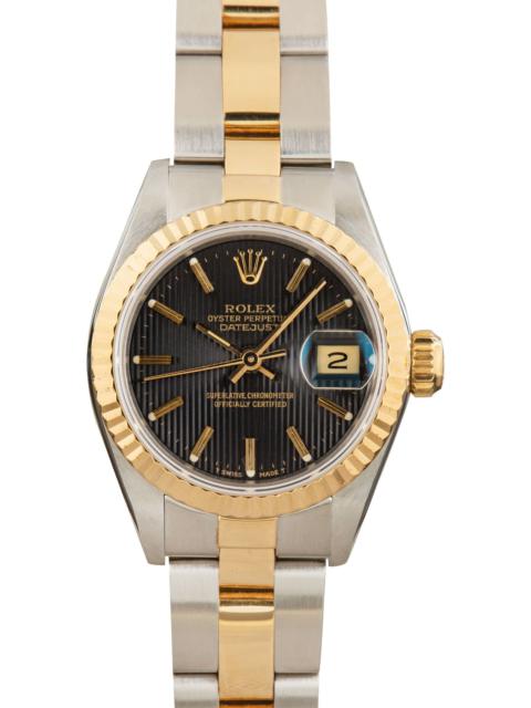 Ladies Rolex Datejust 69173 Tapestry Dial