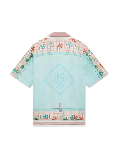 CASABLANCA Copacabana Silk Short Sleeve Shirt