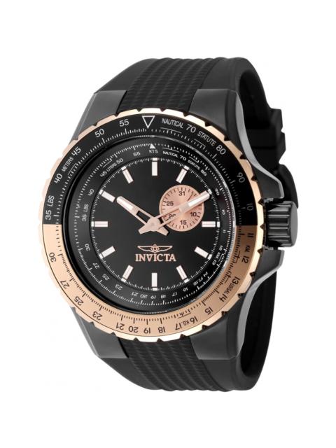 Other Designers Invicta Aviator Quartz Black Dial Men's Watch 49725