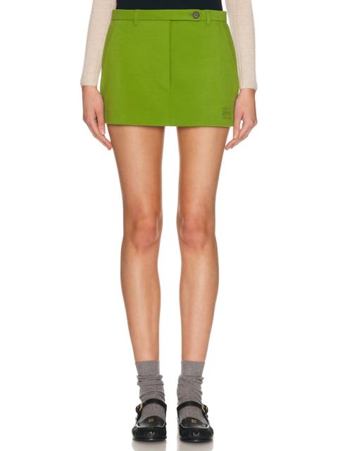 Miu Miu Punto Stoffa Skirt