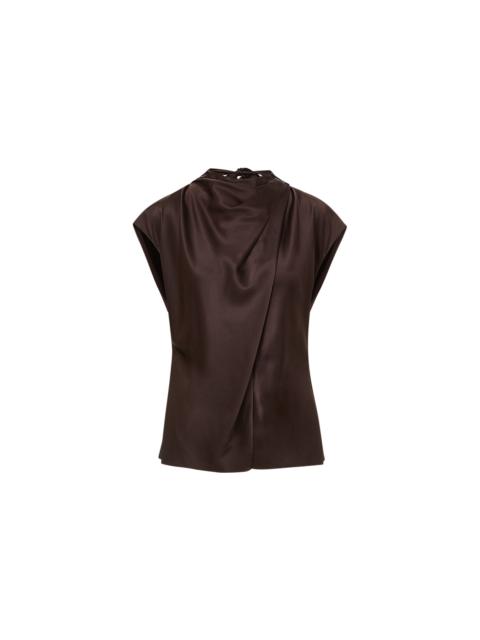 VERONICA BEARD LEILANY SILK TOP