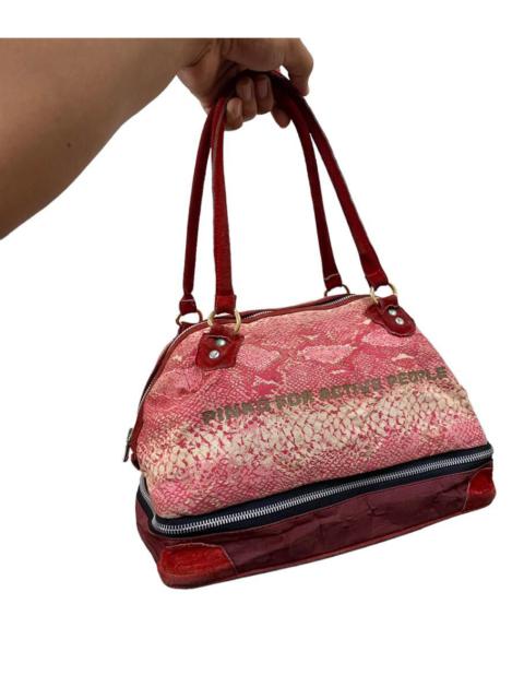 Designer - Pinko snake print handbag