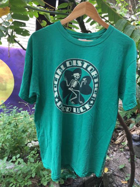 Other Designers Rock Band - Vintage Social distortion Good Luck Best song Green Shirt