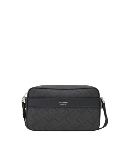 FERRAGAMO Ferragamo Black Messenger Bags Men