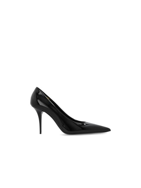SAINT LAURENT SAINT LAURENT Norma Black Patent Leather 90mm Pumps New & Au