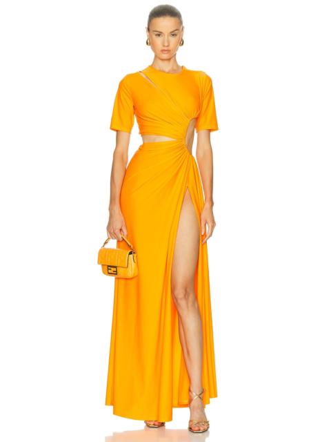 SID NEIGUM for FWRD Gathered Slit Dress