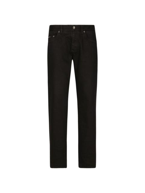Dolce & Gabbana five-pocket straight-legged jeans