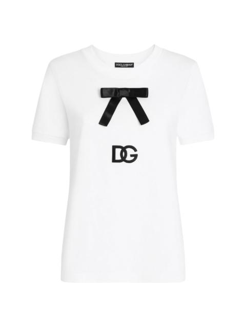 bow-detail T-shirt
