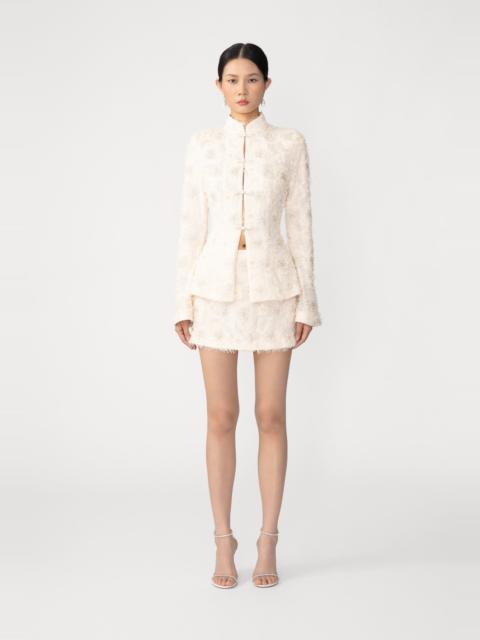 SAU LEE AJA EMBROIDERED SKIRT