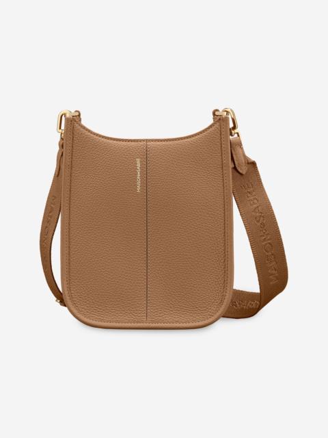 MAISON de SABRÉ MAISON de SABRÉ Mini Leather Saddle Bag in Sandstone Brown at Nordstrom