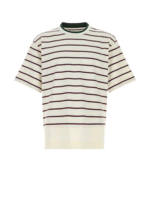 Bottega Veneta Bottega Veneta Men Embroidered Cotton T-Shirt