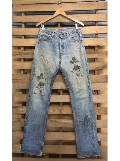 Rare Limited Edition 1997 Levi’s X Mickey Mouse Distressed