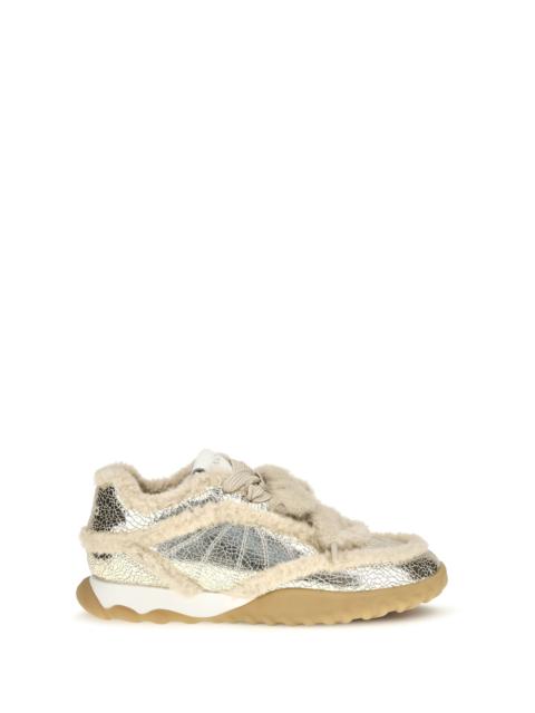 PINKO Pinko Gea Padded Sneakers Platinum Women