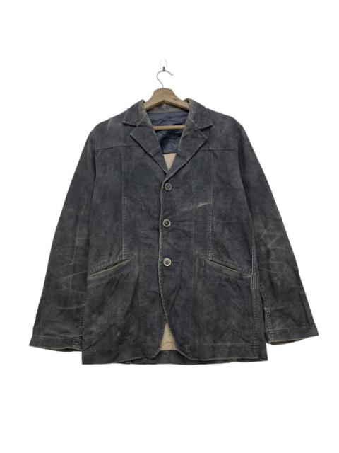 Other Designers Distressed Denim - Distressed Nicole Club Jacket