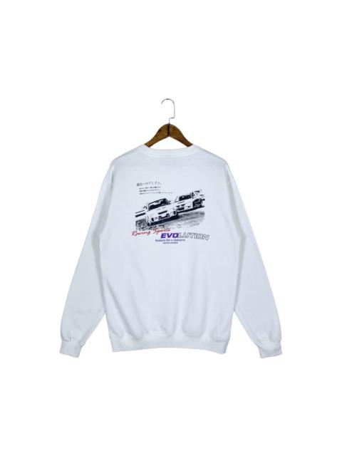 Other Designers Sports Specialties - Vintage Mitsubishi Lancer Evolution Racing Sports Sweatshirt