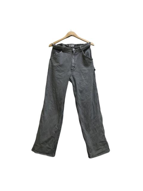 Other Designers Japanese Brand - Vintage carpenter hickory stripe blue white BC factory pants