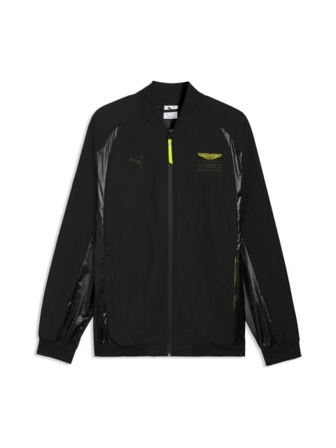 PUMA PUMA AMF1 Lifestyle Lightweight Bomber Jacket in Puma Black at Nordstrom