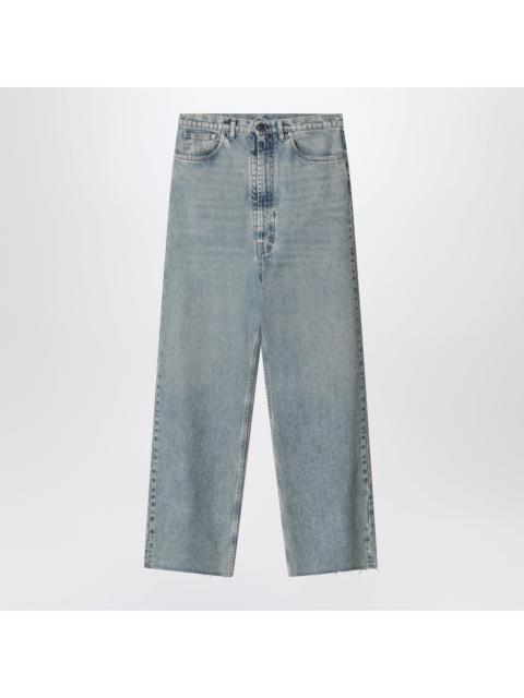 Maison Margiela Maison Margiela Wide-Leg Jeans In Cotton In Ice Blue Women
