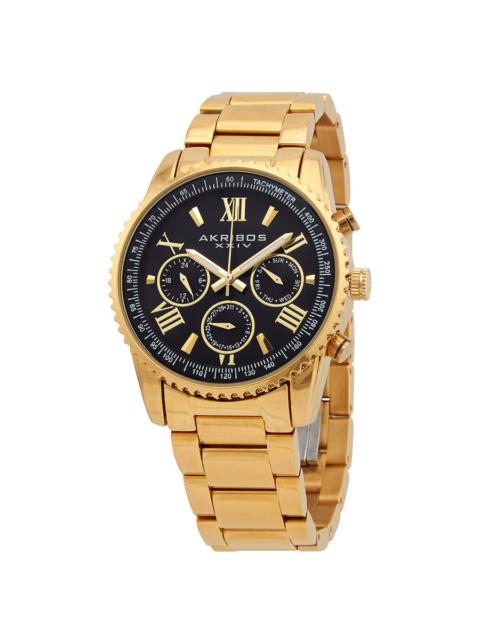 Other Designers Akribos XXIV Quartz Black Dial Men's Watch AK1099YGB