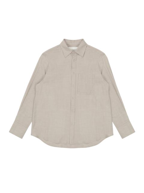 entire studios CLASSIC SHIRT WARM GRAY
