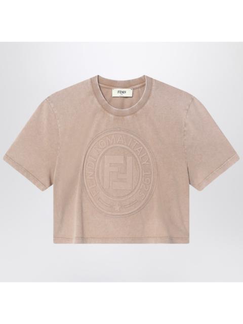 FENDI Fendi cropped T-shirt with logo