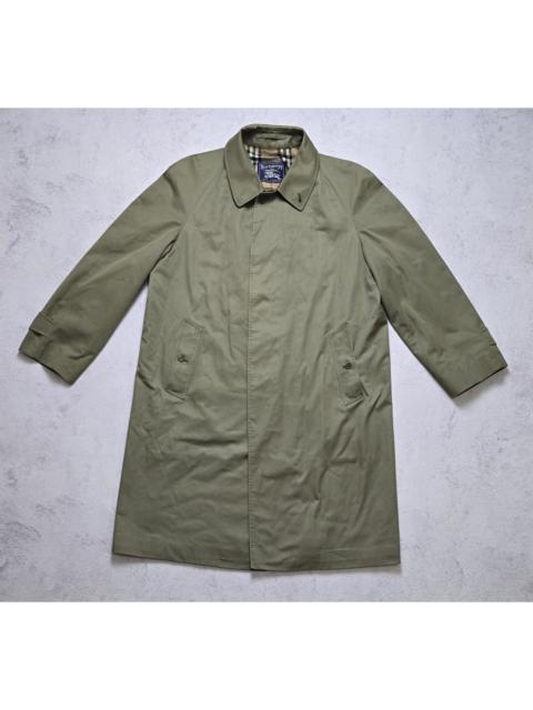 Burberry Burberrys Vintage Raincoat 52 Regular Olive Check Lined