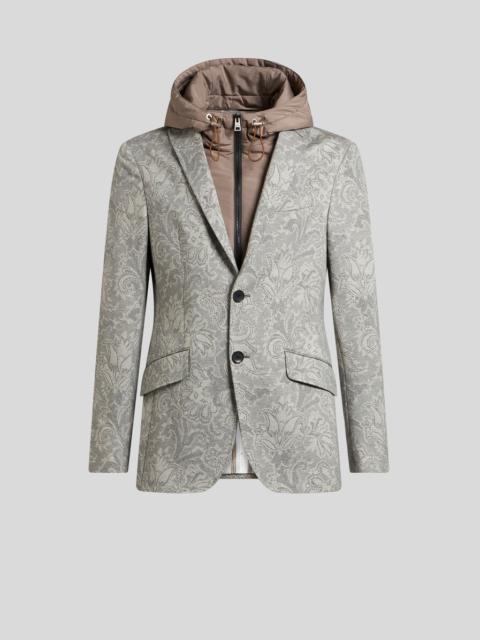 Etro FLORAL BLAZER WITH VEST INSERT