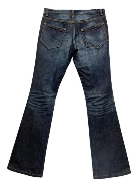 Other Designers Loveless - MODERNLOVERS TORNADO MART Skinny Hourglass Flare Waxed Denim