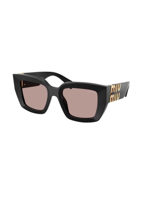 Miu Miu Miu Miu Brown Butterfly Ladies Sunglasses MU B05S 16K20I 51