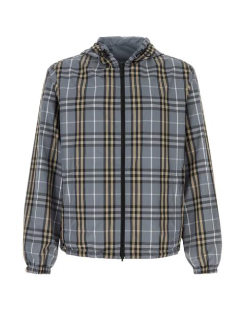 Burberry Burberry Men Embroidered Polyester Reversible Jacket