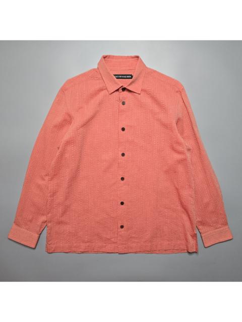 Other Designers Issey Miyake - Spread Collar Seersucker Shirt