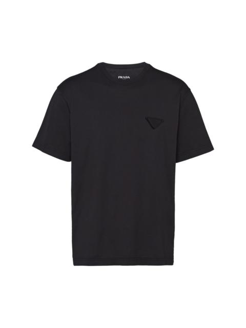 logo-patch cotton T-shirt