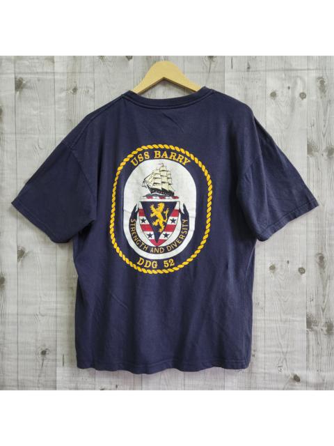 Other Designers USS Barry DDG 52 Army Military Printed TShirt