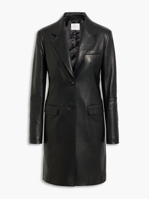 Other Designers Stephanie leather coat